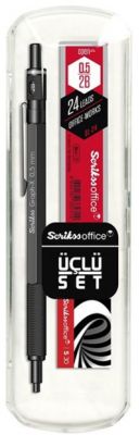 Scrikss Graph-x 0.5 cm 3 lü Set Siyah Renk