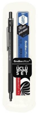 Scrikss Graph-x 0.7 cm 3 lü Set Siyah Renk