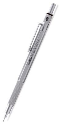 Scrikss Graph-x 0.7 cm Metal Mekanik Uçlu Kalem Saten Gri Renk