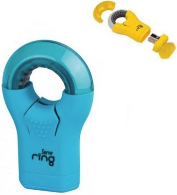 Serve Ring Tek Kalemtıraşlı Silgi Mavi Renk