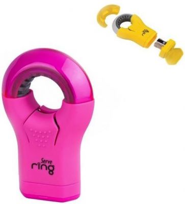 Serve Ring Tek Kalemtıraşlı Silgi Pembe Renk