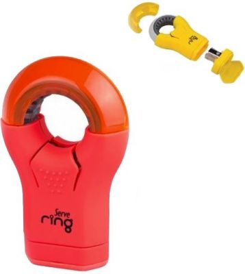 Serve Ring Tek Kalemtıraşlı Silgi Turuncu Renk