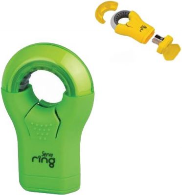Serve Ring Tek Kalemtıraşlı Silgi Yeşil Renk