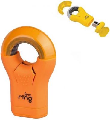 Serve Ring Tek Kalemtıraşlı Silgi Fosforlu Turuncu Renk