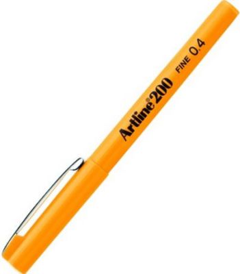 Shachihata Artline 200 0.4 Fibeliner Kalem Sarı Renk