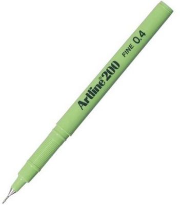 Shachihata Artline 200 0.4 Fibeliner Kalem Açık Yeşik Renk