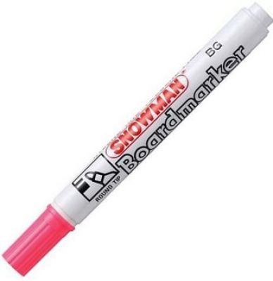 Snowman Boardmarker Tahta Kalemi Pembe Renk  BG-09