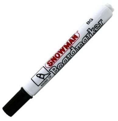 Snowman Boardmarker Tahta Kalemi Siyah BG-01