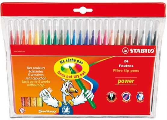 Stabilo Power Keçeli Kalem 24 lü 280/24-01