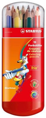 Stabilo Trio Thick Kalın Kuru Boya Kalemi 15 li 203/11-15