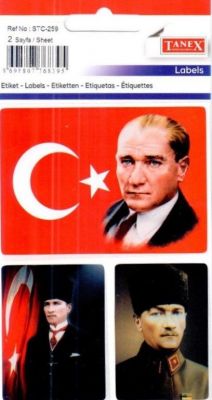Tanex Atatürk Hologram Etiketi 2 li STC-259