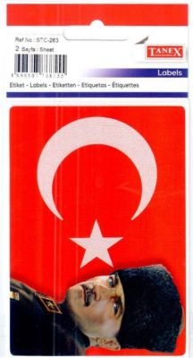 Tanex Atatürk Hologram Etiketi 2 li STC-263