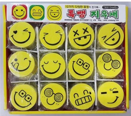 Taros Unick Color Smiley Yuvarlak Silgi