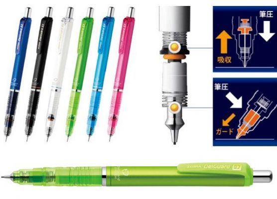 Zebra Delguard 0.7 cm Kırılmaz Uçlu Kalem Parlak Yeşil Renk