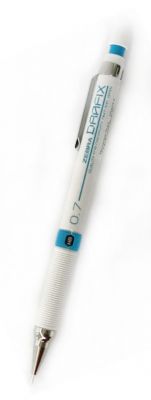 Zebra Drafix 0.7 cm Silgili Uçlu Kalem Beyaz Renk DM7-300-WBL