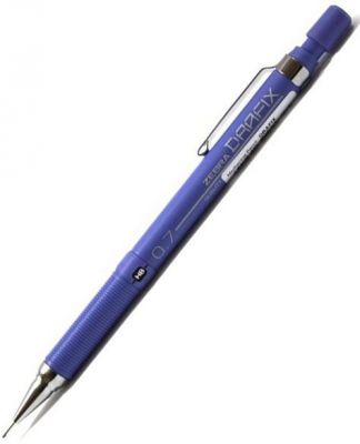 Zebra Drafix 0.7 cm Silgili Uçlu Kalem Mavi Renk DM7-300-BL