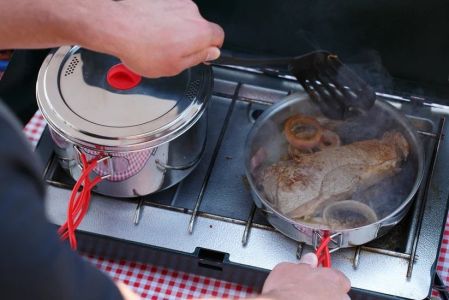  Coghlans Paslanmaz Çelik Yemek Seti - XL