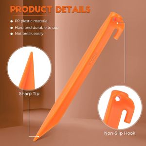  Evolite Arancio ABS Çadır Kazığı -23cm 6 Adet