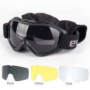  Evolite Ballistik Protector Goggle-Black MIL-PRF