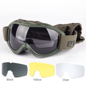  Evolite Ballistik Protector Goggle-Khaki MIL-PRF