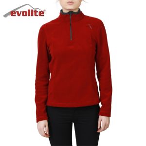  Evolite Fuga Bayan Mikro Polar Sweater - Bordo