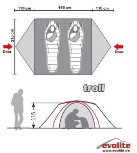  Evolite Troll-A Dağcı Çadırı