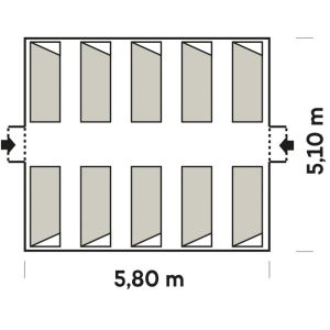  Ferrino Montana Afet Çadırı 29 M.5,1 X 5,80