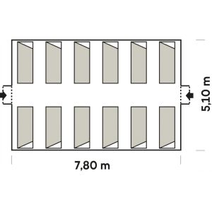  Ferrino Montana Afet Çadırı  39 M.5,1 X 7,80 FR