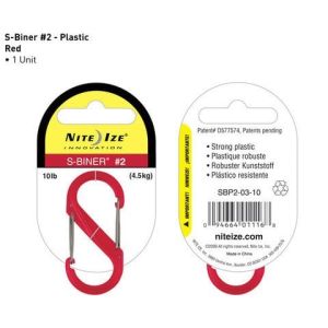 Nite-ize S-Biner Plastik Size 2 Red