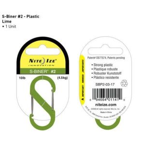 Nite-ize S-Biner Plastik Size 2 Lime