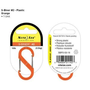 Nite-ize S-Biner Plastik Size 2 Orange