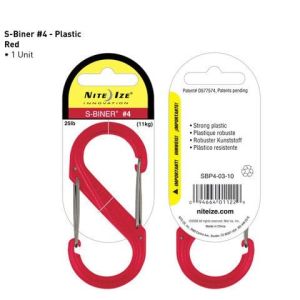 Nite-ize S-Biner Plastik Size 4 Red