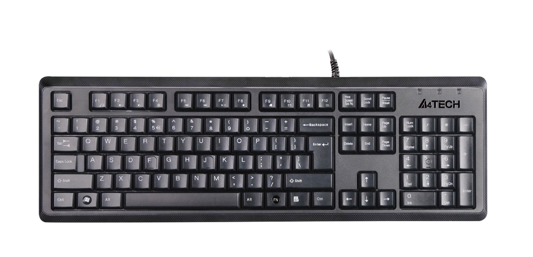 A4-Tech KR-92 Q Multimedya Klavye Siyah USB