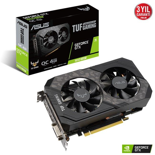 Asus GeForce GTX 1650S 4GB Tuf Gaming OC GD6 128B