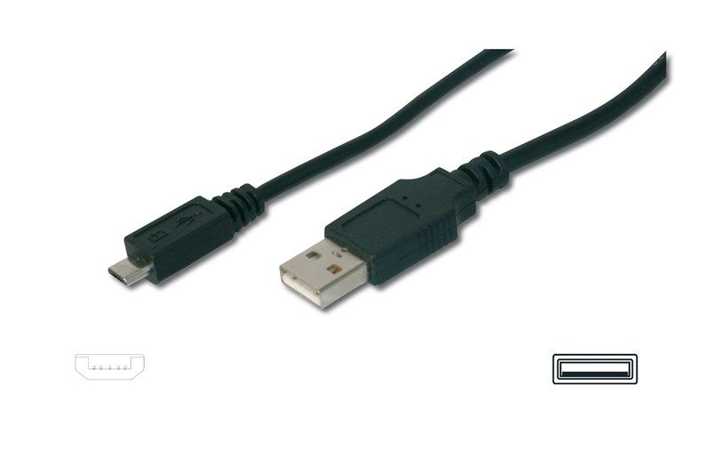 Digitus AK-300110-030-S USB2.0-USB MicroB (3m)