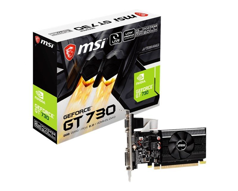 MSI GeForce GT 730 2GB GD3 N730K-2GD3/LP 64Bit