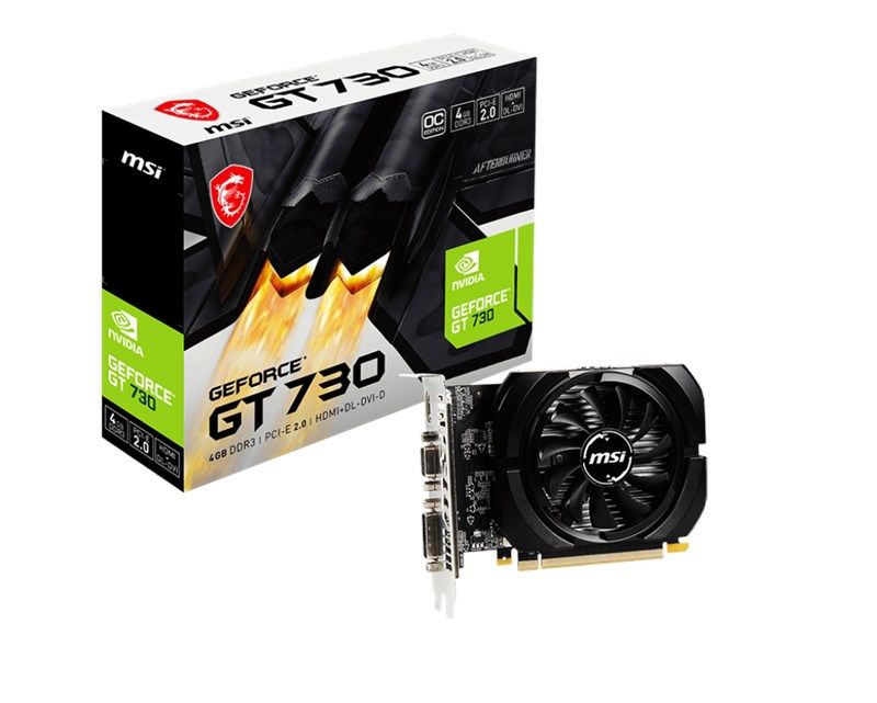 MSI GeForce GT 730K 4GB GDDR3 N730K-4GD3/OC 64Bit