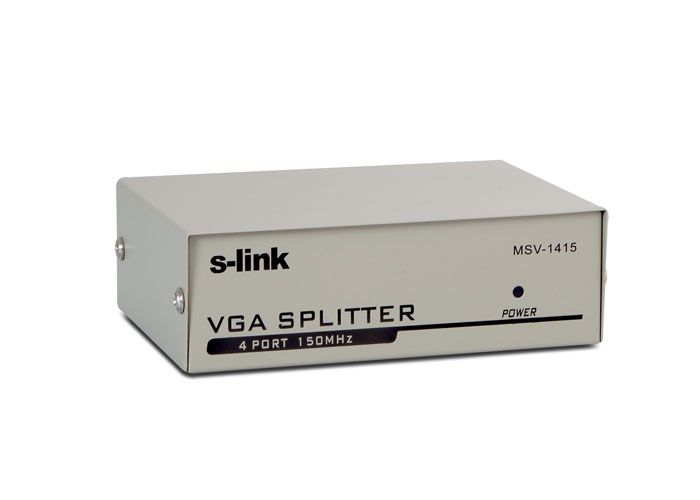 S-Link MSV-1415 4 VGA 150Mhz Monitör Çoklayıcı