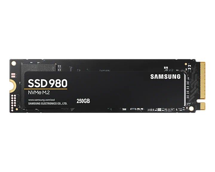 Samsung 250GB 980 NVMe M.2 2900/1300MB MZ-V8V250BW