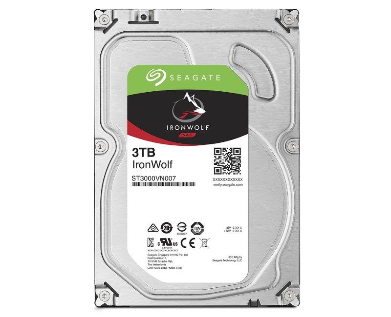 Seagate 3TB IronWolf 3.5' 5900 64MB ST3000VN007