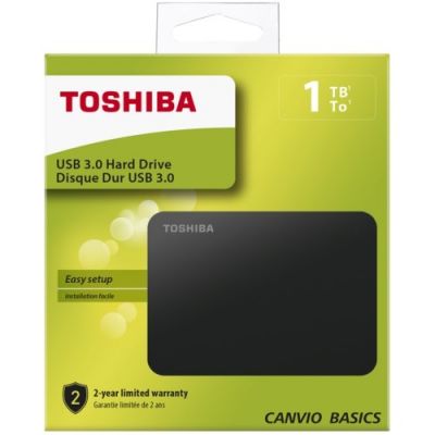 Toshiba 1TB Canvio Basic 2.5' Usb 3.0 HDTB410EK3AA