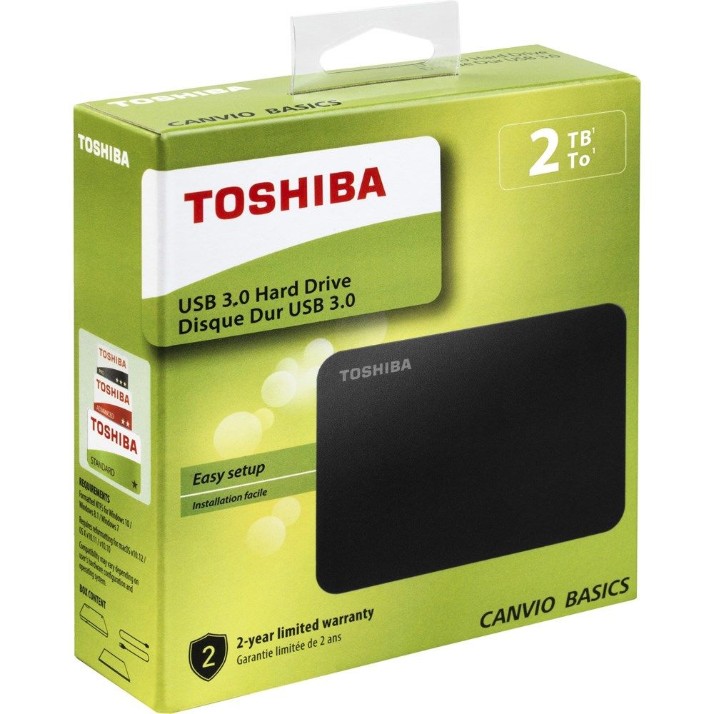 Toshiba 2TB Canvio Basic 2.5' Usb 3.0 HDTB420EK3AA