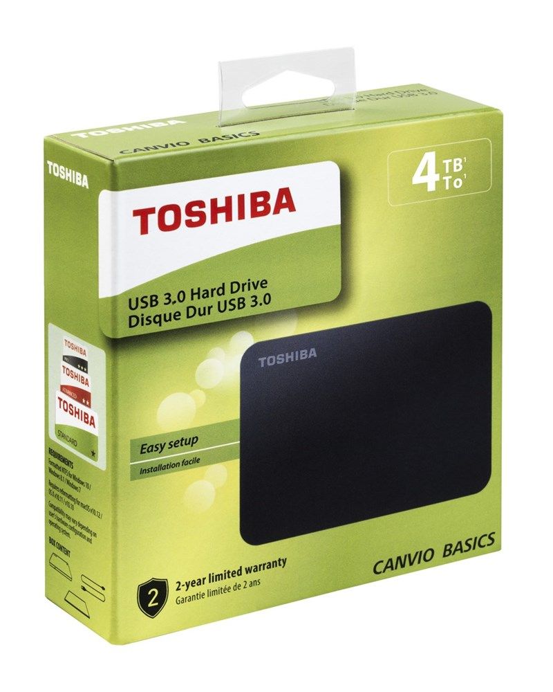 Toshiba 4TB Canvio Basic 2.5' Usb 3.0 HDTB440EK3CA