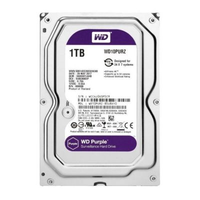 WD 1TB Purple 3.5’’ 64MB Sata 6Gb/s 7/24 WD10PURZ
