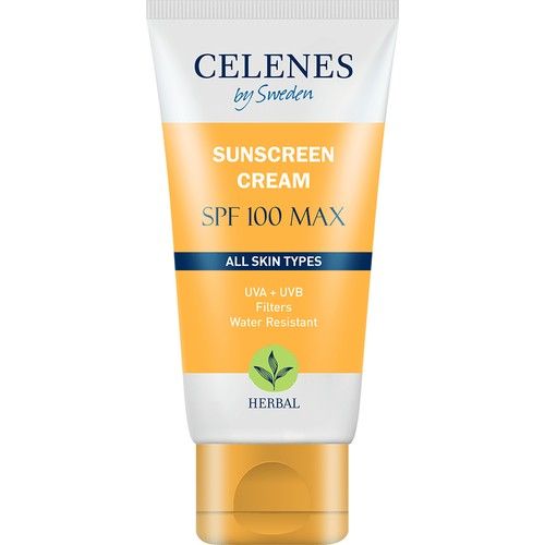 Celenes by Sweden Celenes Herbal Güneş Koruma Kremi 100 Max Spf 50ml / Tüm Cilt Tipleri 7350104248260