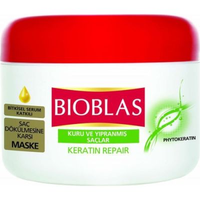 Bioblas Kuru & Yıpranmış Saçlar İçin Dökülme Karşıtı Bakım Maskesi 200 ml