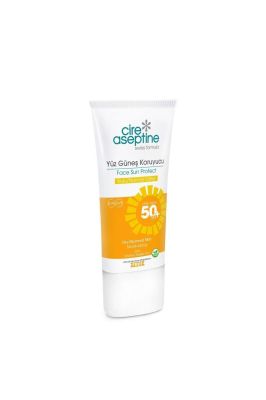 Cire Aseptine Yüz Güneş Koruyucu Spf 50+ Kuru Ve Normal Cilt 50 Ml