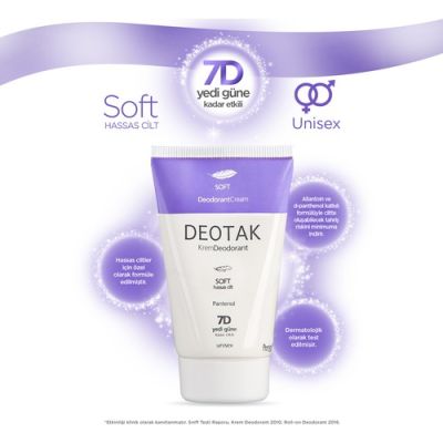  Deotak Krem Deodorant Soft