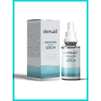  Dermokil Exfoliating Aha+bha Niacinamide Serum 30 Ml