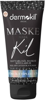 Dermokil Soyulabilir Havyarlı Siyah Kil Maskesi 75 ml